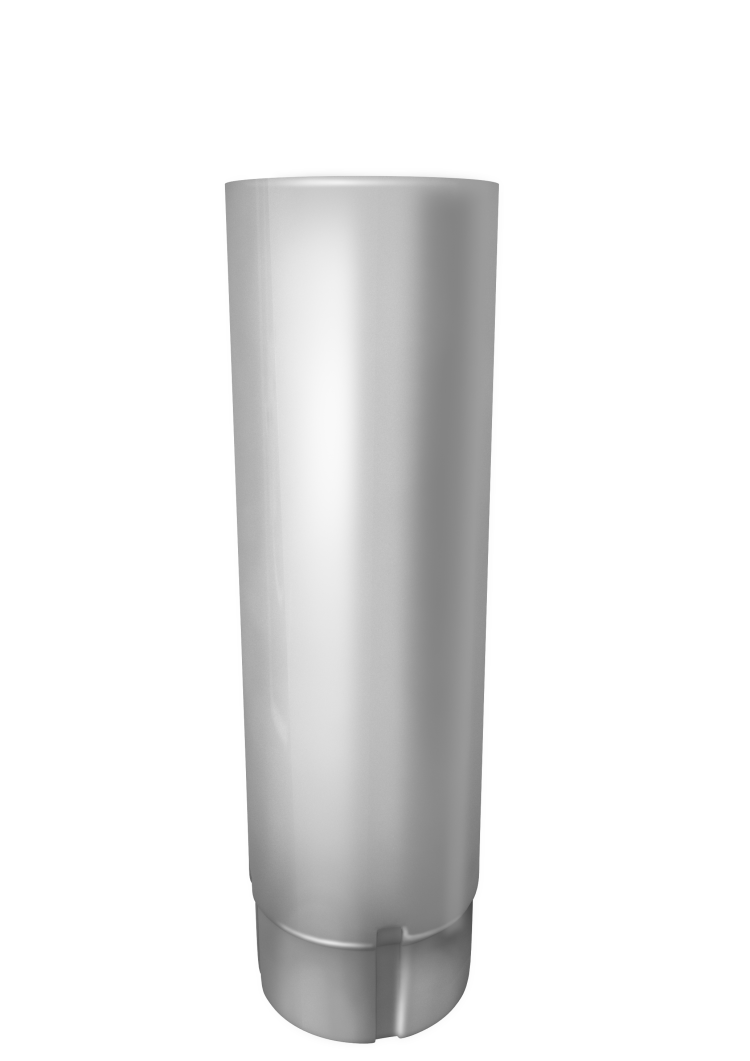 Труба водосточная металлическая 3 м ATTAHAI 100 мм цвет белый   