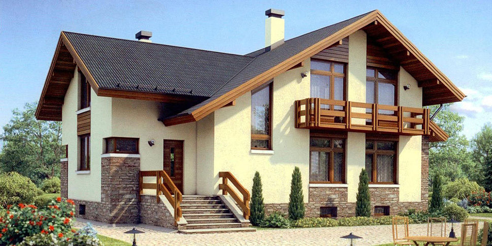 Фасад дома — дизайн и материал для его облицовки